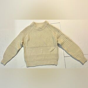 Universal Thread Women’s Cream Knit Warm Cozy Sweater Size Small